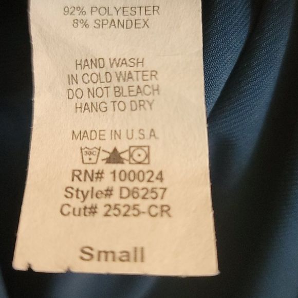 Midi dress-teal color - Picture 5 of 5